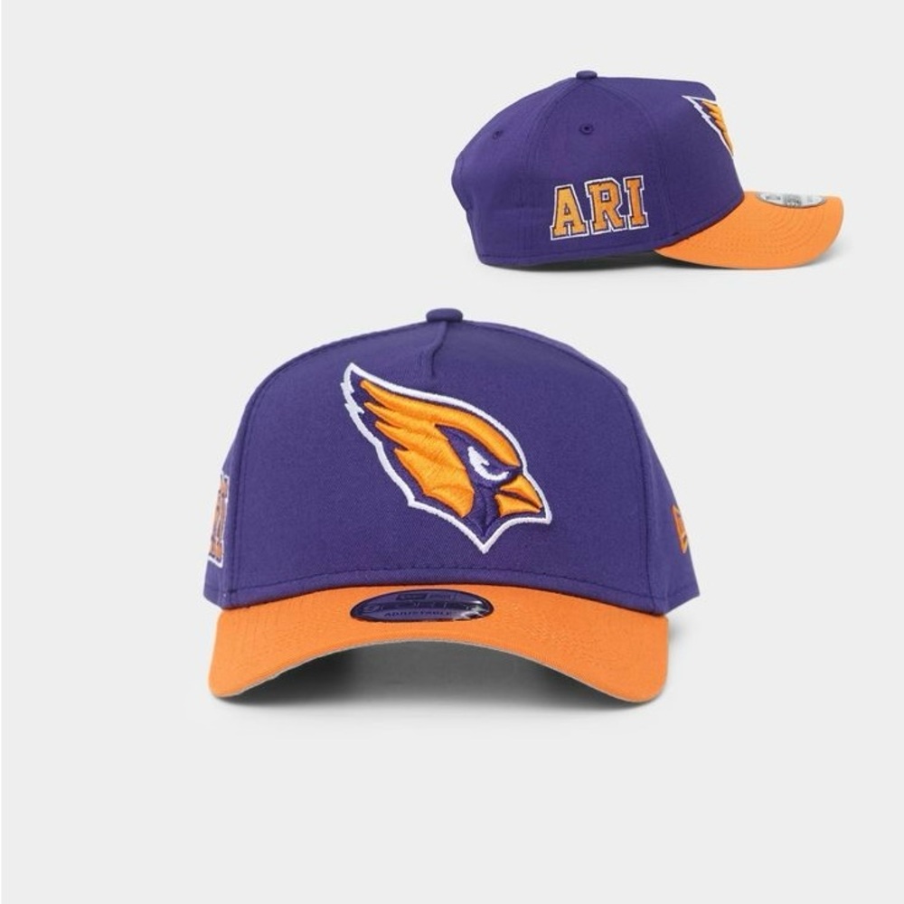 New Era Arizona Cardinals "Purple Valley" 9FORTY A-Frame Snapback Purple/Orange